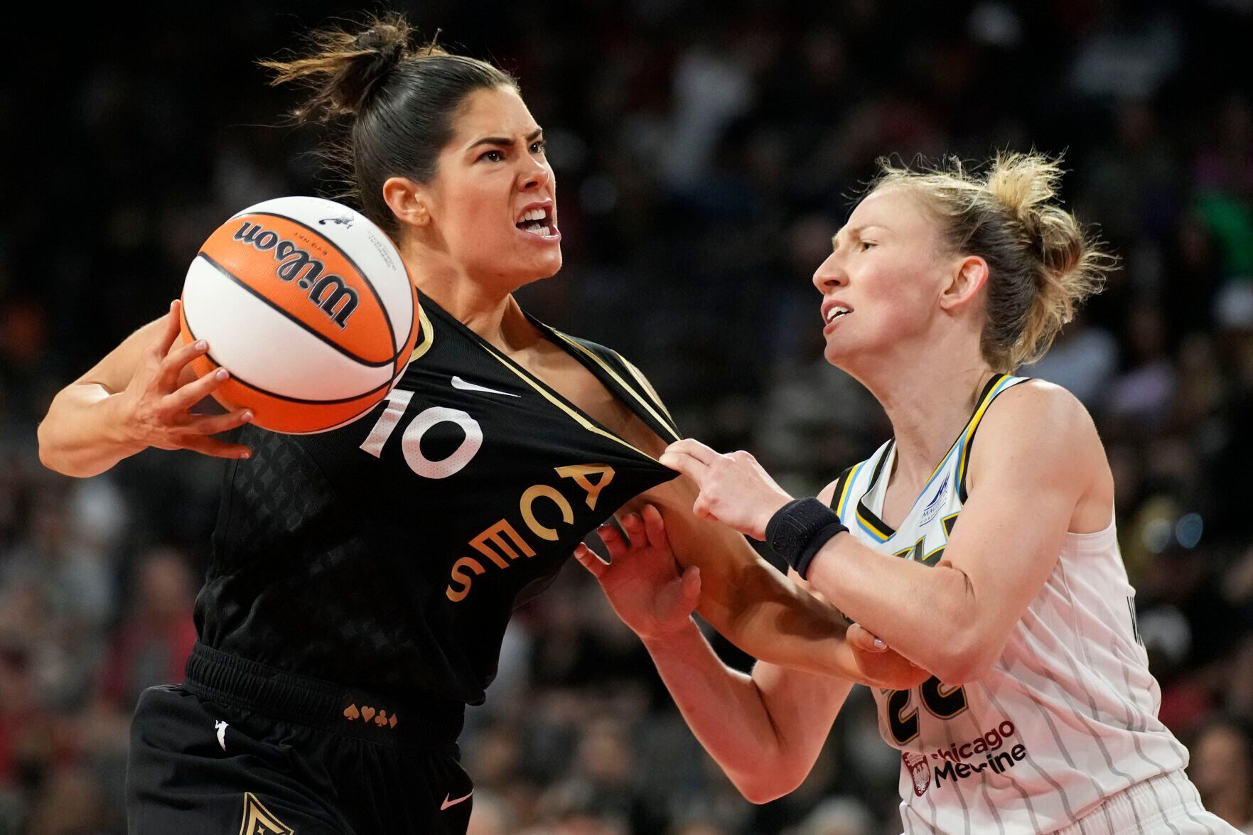 APTOPIX Sky Aces Basketball